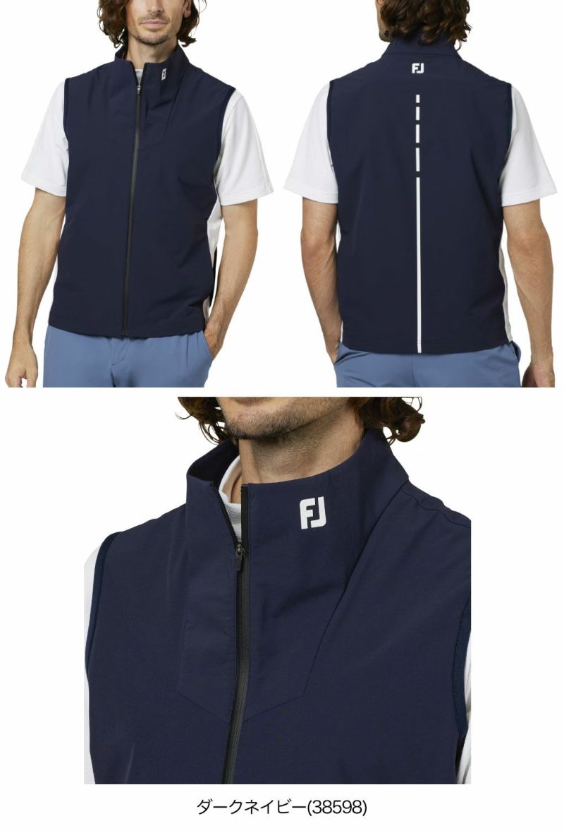フットジョイ FJパッカブル2重織撥水ベスト FJ-F25-M01 メンズ ゴルフ