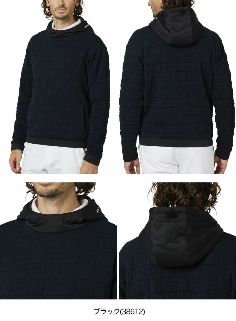 フットジョイFJロゴジャカードフーディーFJ-F25-M04メンズゴルフウェアFOOTJOY2025秋冬モデル日本正規品