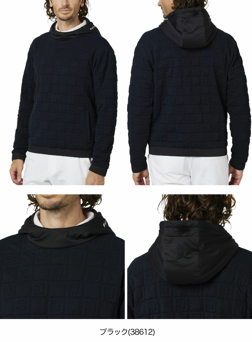 フットジョイFJロゴジャカードフーディーFJ-F25-M04メンズゴルフウェアFOOTJOY2025秋冬モデル日本正規品