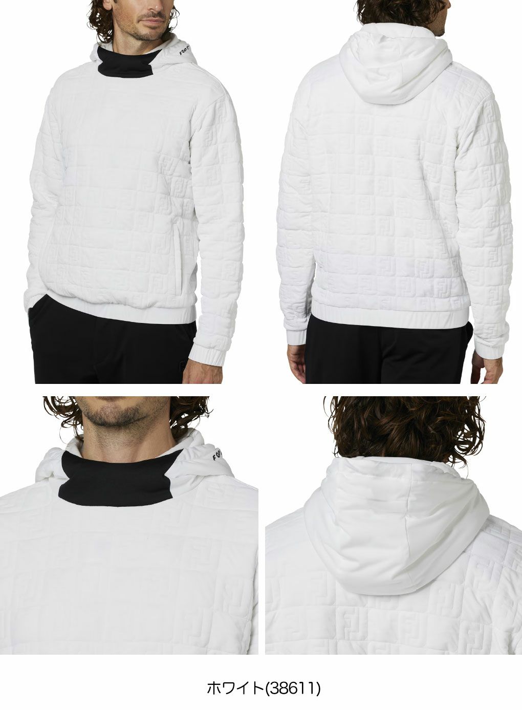 フットジョイFJロゴジャカードフーディーFJ-F25-M04メンズゴルフウェアFOOTJOY2025秋冬モデル日本正規品