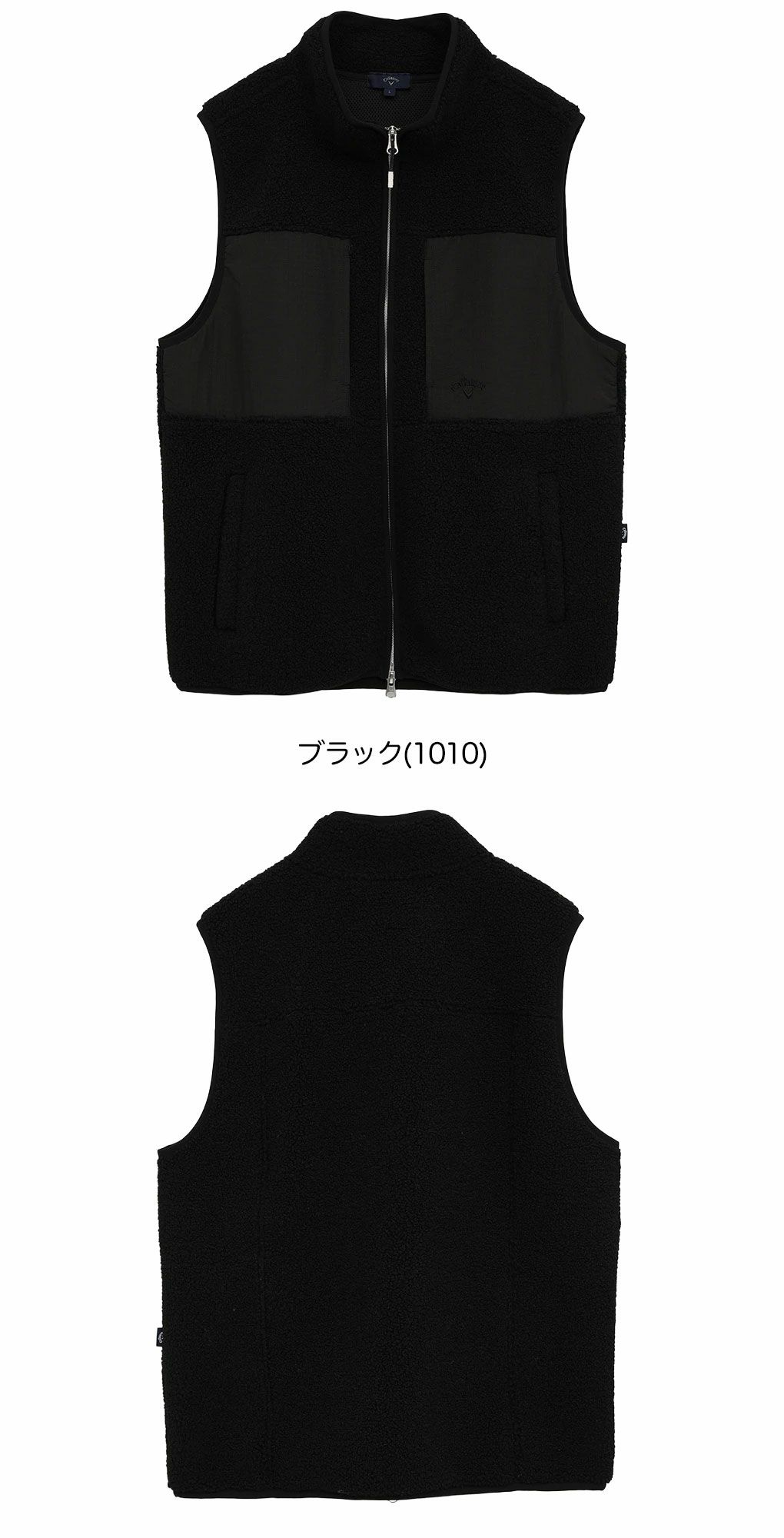 キャロウェイカールボアフリースフルジップベストC25216104メンズゴルフウェア2025秋冬モデルCallaway日本正規品