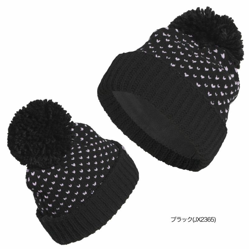 アディダスポンポンビーニーJVU37レディースゴルフキャップ帽子2025秋冬モデルadidas日本正規品