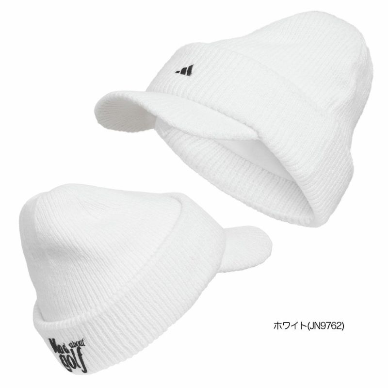 アディダスCOLD.RDYグラフィックブリムニットキャップKQE15メンズゴルフキャップ帽子2025秋冬モデルadidas日本正規品