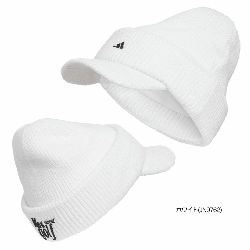 アディダスCOLD.RDYグラフィックブリムニットキャップKQE15メンズゴルフキャップ帽子2025秋冬モデルadidas日本正規品