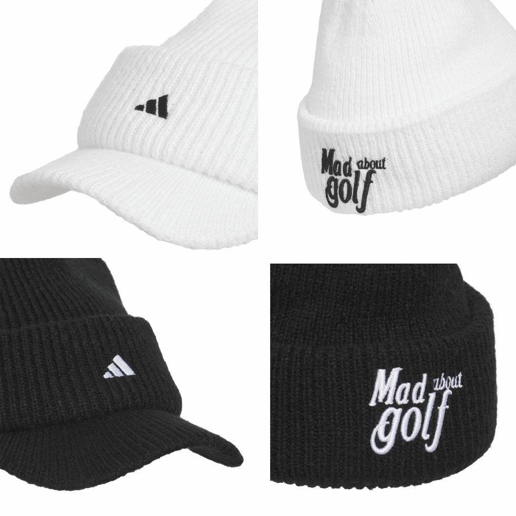 アディダスCOLD.RDYグラフィックブリムニットキャップKQE15メンズゴルフキャップ帽子2025秋冬モデルadidas日本正規品