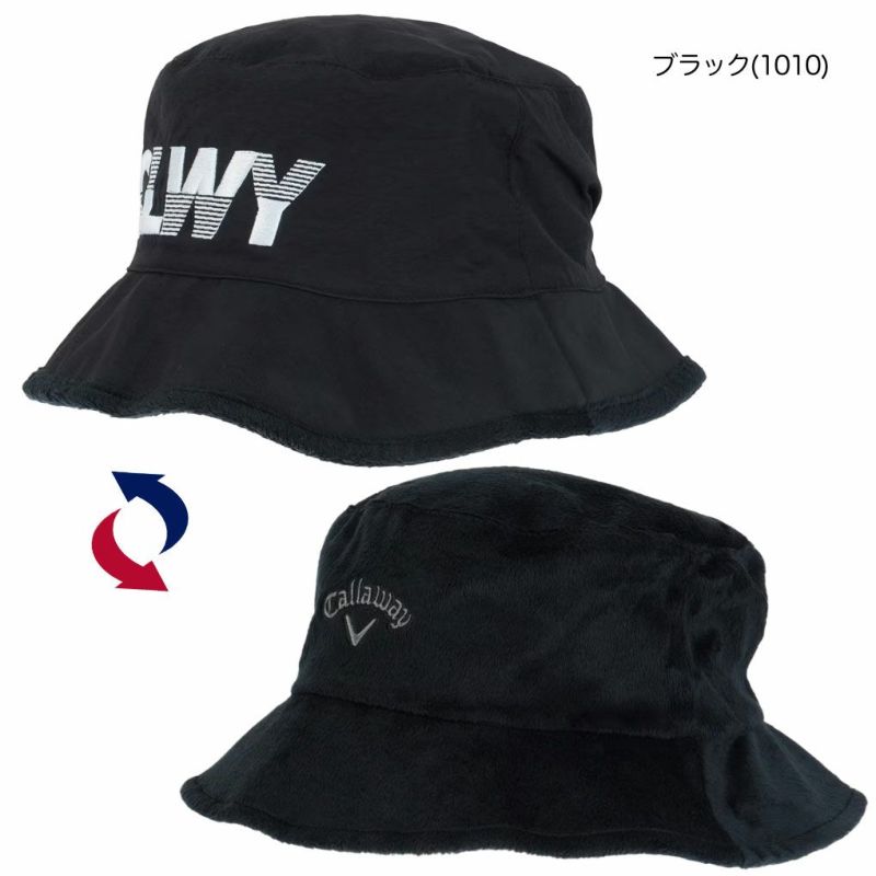 キャロウェイリバーシブルバケットハットC25291119メンズゴルフキャップ帽子2025秋冬モデル日本正規品