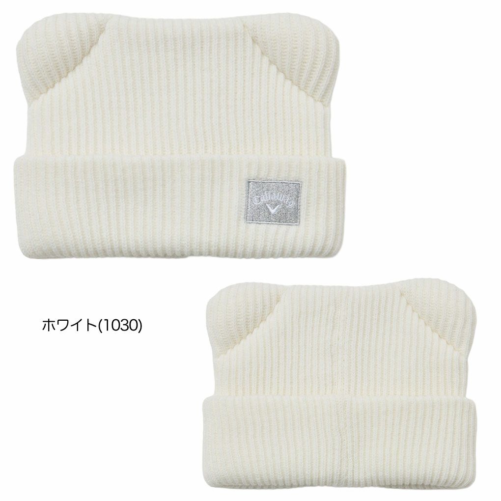 キャロウェイリバーシブルビーニーC25291216レディースゴルフキャップ帽子2025秋冬モデル日本正規品