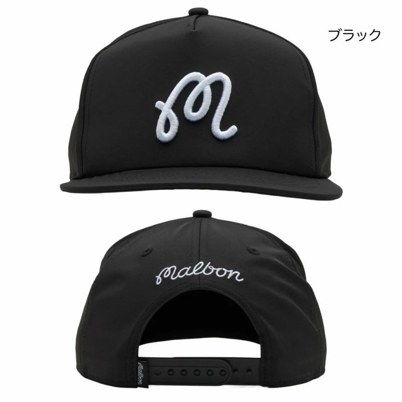 Malbon Golf キャップ M-9424 M Snapback メンズ ゴルフキャップ 帽子