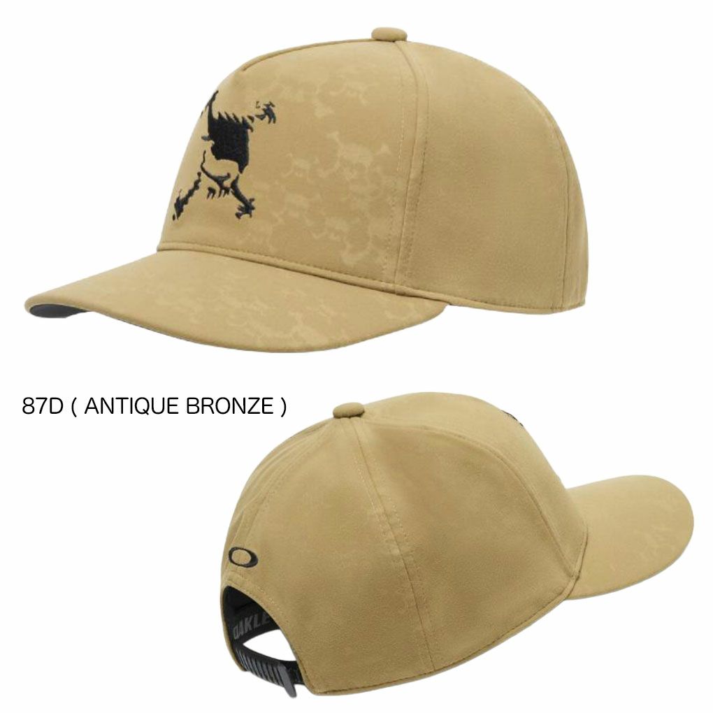 オークリーOAKLEYメンズキャップFOS902176SKULLEMBCAPFA25.0帽子ゴルフキャップ2025秋冬日本正規品