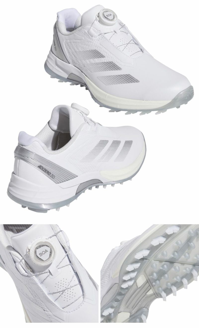 アディダスウィメンズアディゼロゼッドジーローボアOMX78レディーススパイクレスゴルフシューズ靴2025年モデルadidas日本正規品