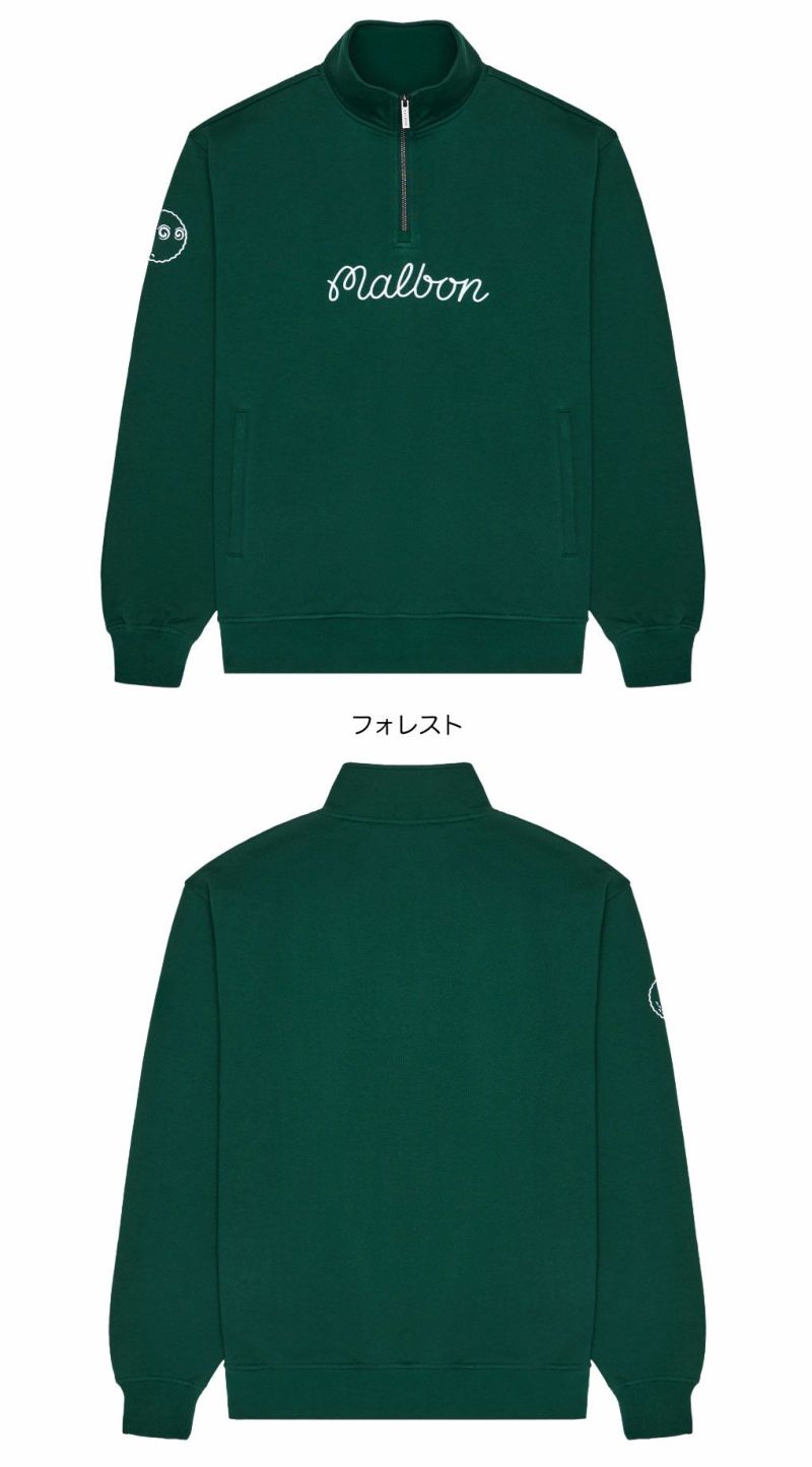 マルボンゴルフウェアスウェットトレーナーM-9419COLLEGIATESWEATSHIRTメンズゴルフウェアmalbongolf2025秋冬モデルUSモデル並行輸入品