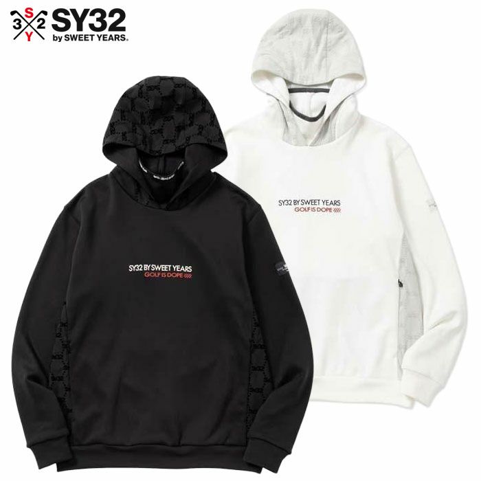 SY32GOLFパーカーSYG-25A1-29ゴルフウェアKARUISHI×SYJQHOODIE長袖メンズ日本正規品2025秋冬モデル
