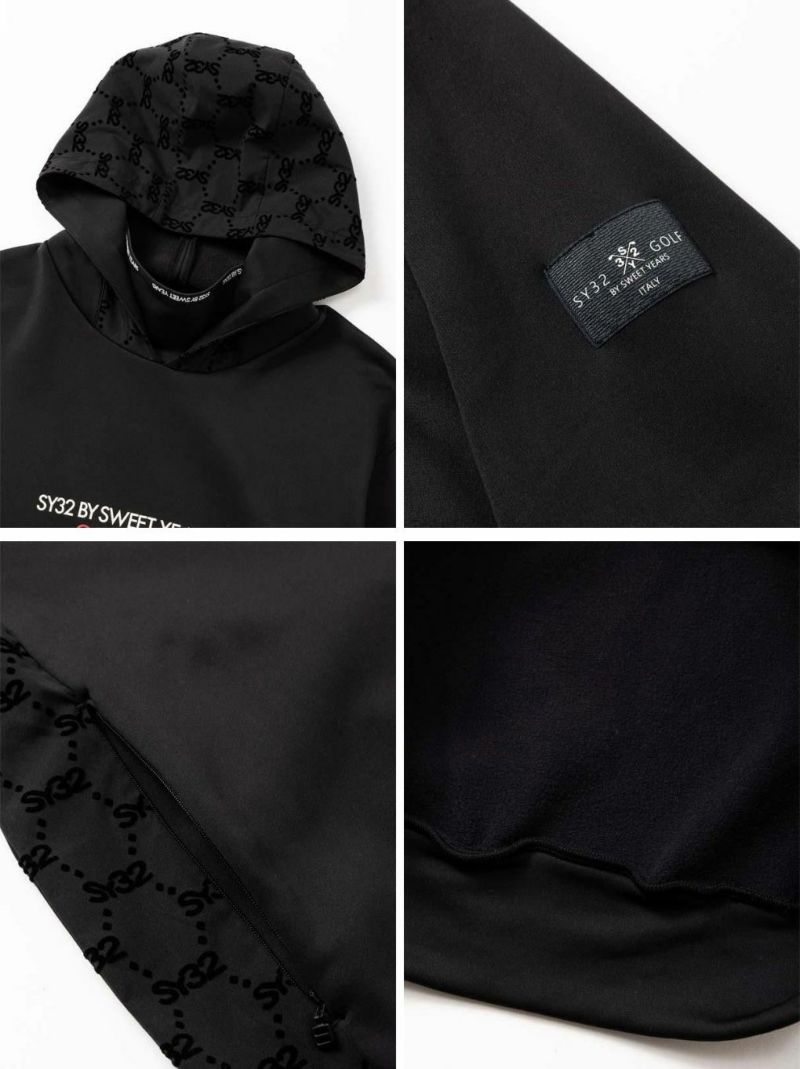 SY32GOLFパーカーSYG-25A1-29ゴルフウェアKARUISHI×SYJQHOODIE長袖メンズ日本正規品2025秋冬モデル