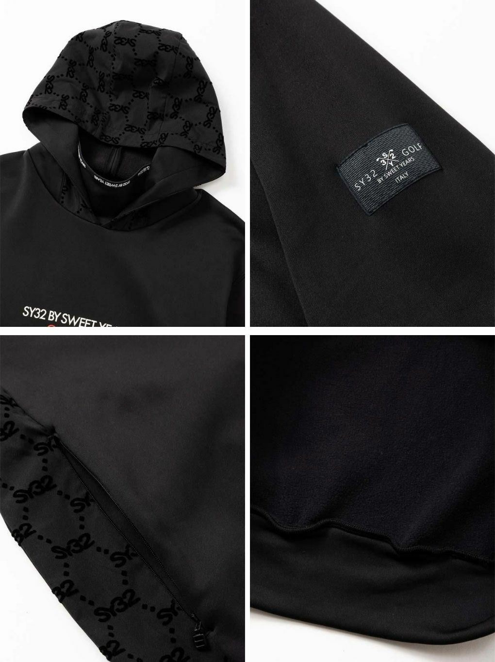 SY32GOLFパーカーSYG-25A1-29ゴルフウェアKARUISHI×SYJQHOODIE長袖メンズ日本正規品2025秋冬モデル