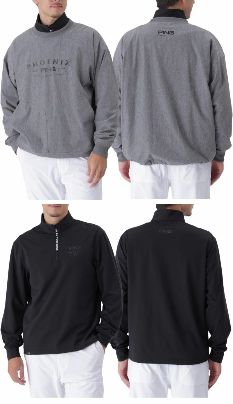 ピンPING全方向ストレッチ/ダブルフェイスツインレイヤードアウター621-5220901メンズゴルフウェア2025秋冬モデル日本正規品