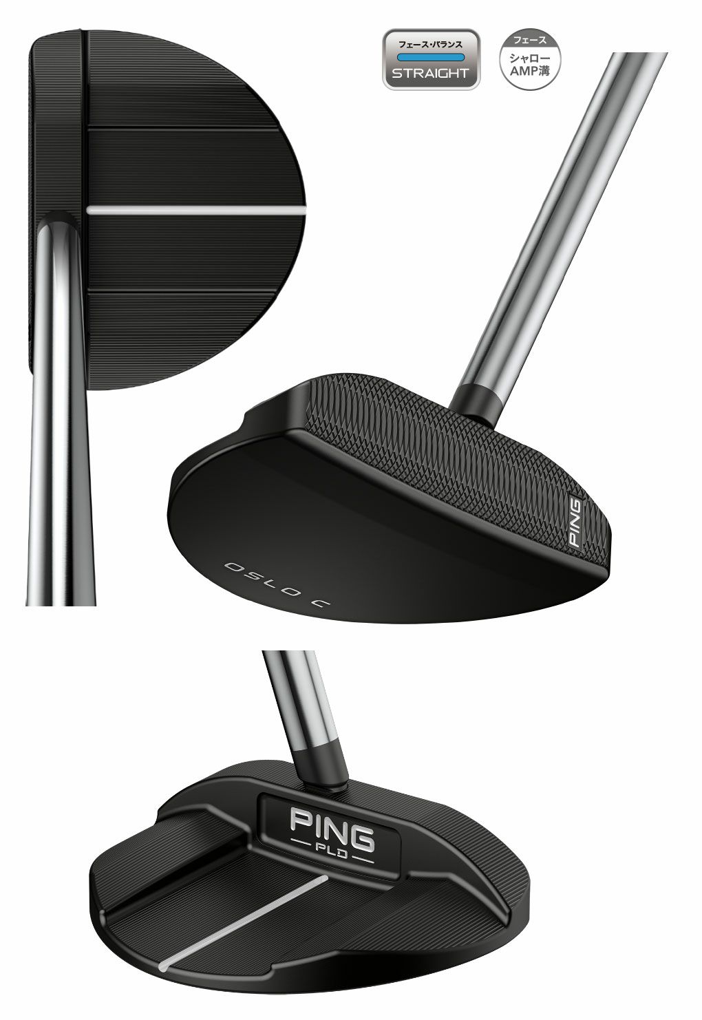 PINGピンPLDMILLEDASOSLOCパター34インチメンズ右用ピーエルディーミルドゴルフクラブ2025年モデル日本正規品