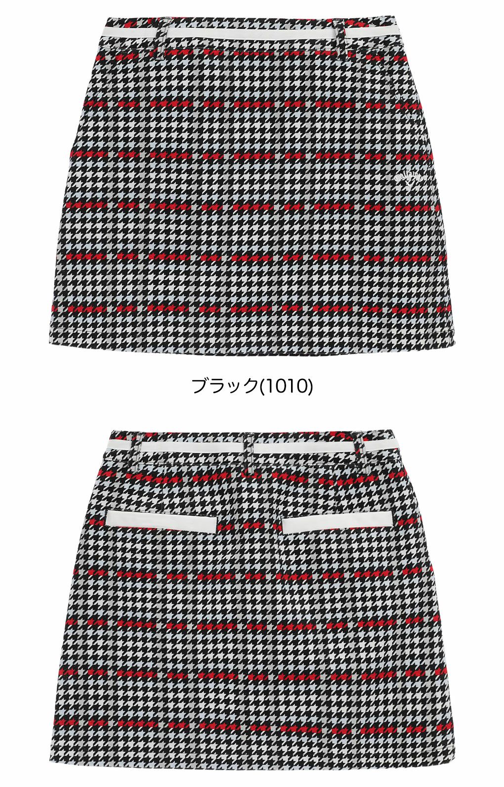キャロウェイ8WAYストレッチ千鳥プリントスカートC25228211レディースゴルフウェアゴルフ2025秋冬モデル日本正規品