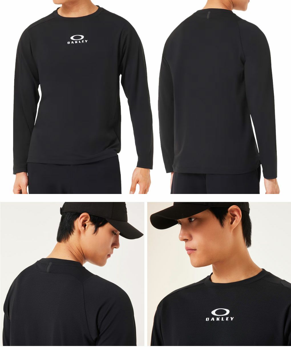 オークリーシャツEnhancePracticeL/SCrew15.7メンズ長袖FOA408125ゴルフウェア2025秋冬OAKLEY日本正規品