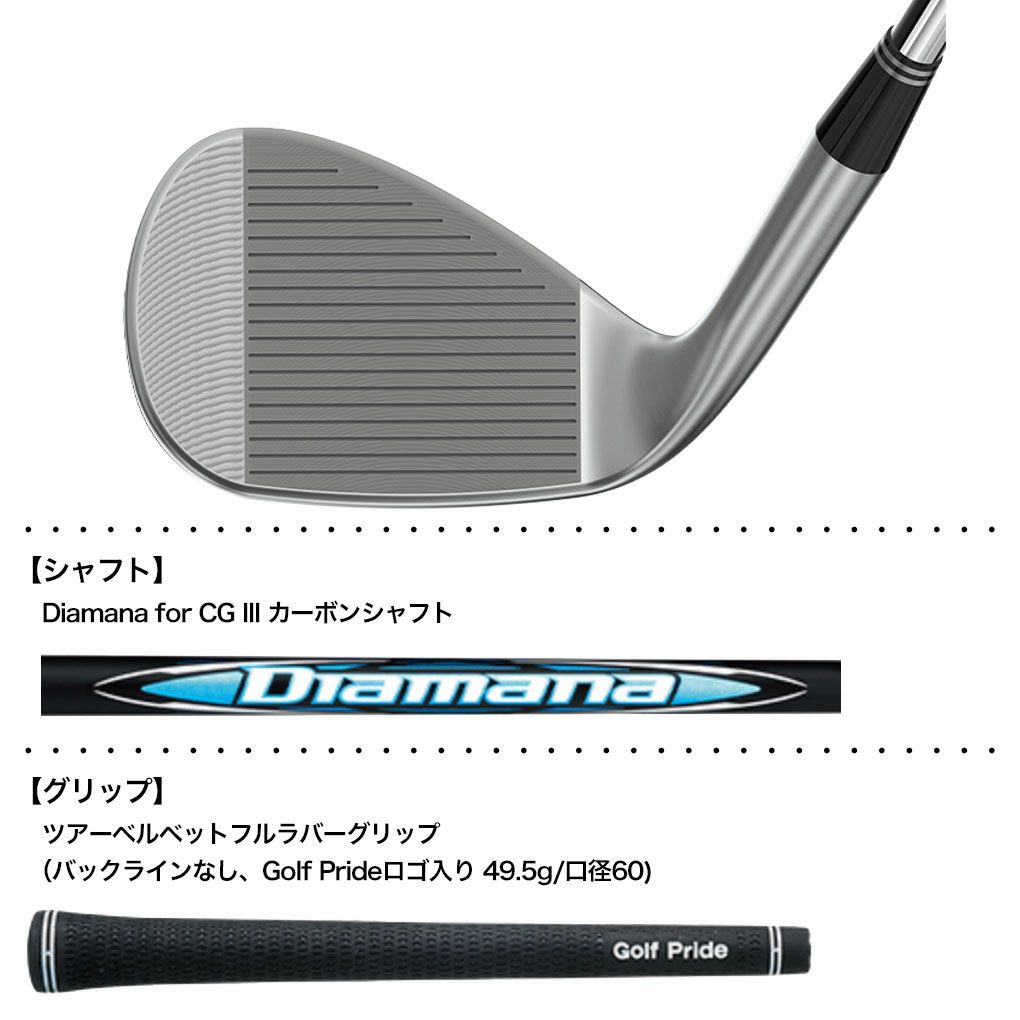 クリーブランドCBZウエッジメンズ右用カーボンシャフト日本正規品2025年モデル