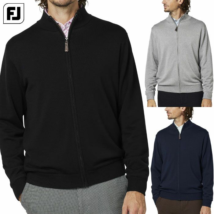 フットジョイ防風ライニングフルジップセーターFJ-F25-O10メンズゴルフウェアFOOTJOY2025秋冬モデル日本正規品