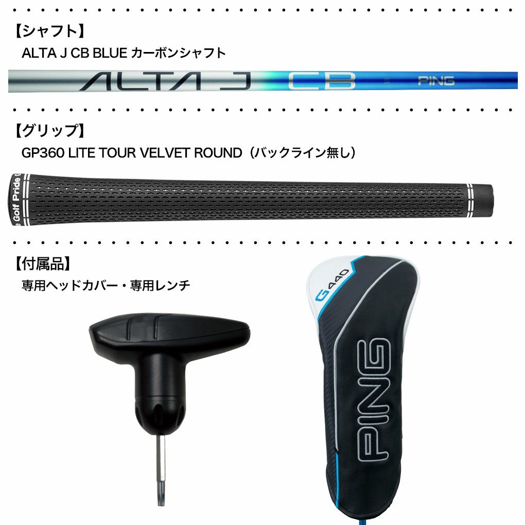 PINGピンG440Kドライバーメンズ左用レフティーカーボン2026年モデル日本正規品